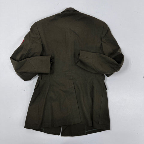 Vintage 1968 USMC Wool Serge Service Alpha Uniform Jacket Marcie Dale Sz 40R