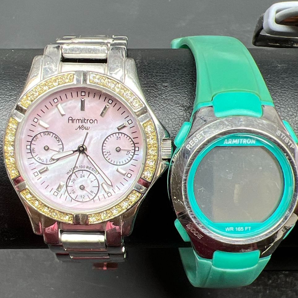 Armitron Assorted Styles Watches Lot Untested For Parts or Repair