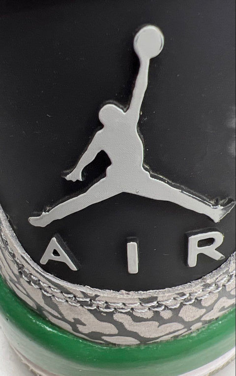 Nike Air Jordan 3 Retro Pine Green Black Cement Grey Youth GS Size 6.5Y