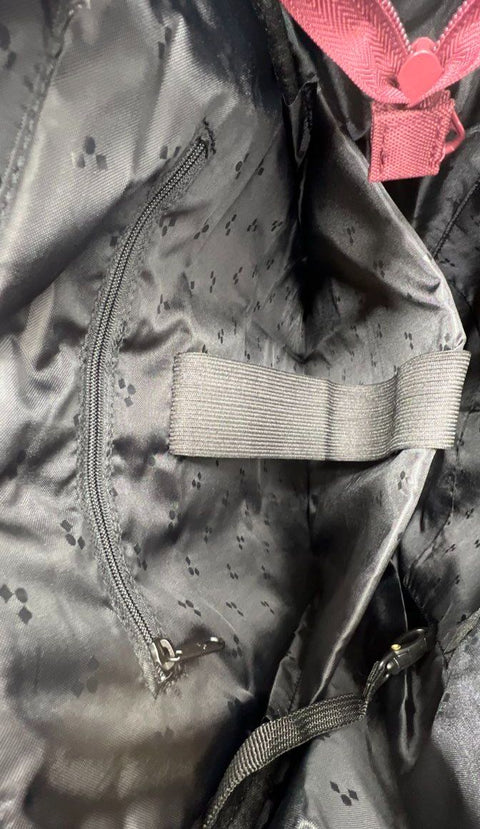 MAH Burgundy Minimalist Flap Top Backpack Rucksack MR20B195S06 NWT