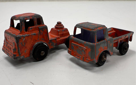 Tootsietoy Diecast Vehicle Lot 5 Cars Trucks Vintage Jeep Beetle