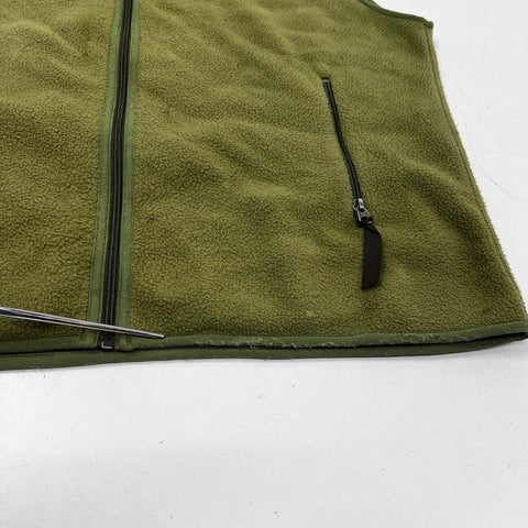 Patagonia Men's Green Synchilla Fleece Full Zip Vest Sz XL