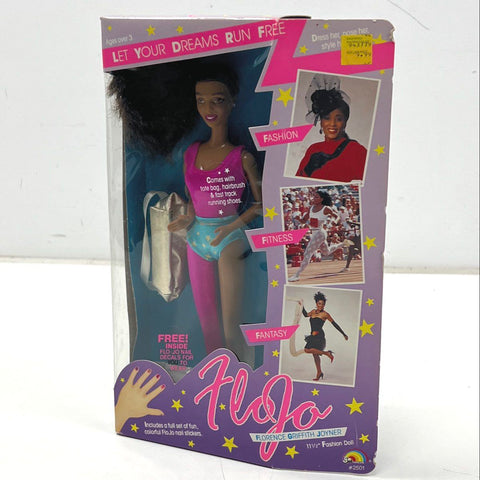 Florence Griffith Joyner Flo-Jo LJN 11.5 Inch Fashion Doll 1989 Vintage NIB