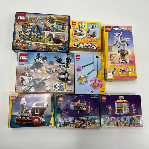 Lego Building Sets Lot of 8 Creator Friends Elves Mixed Themes New in Box NIB