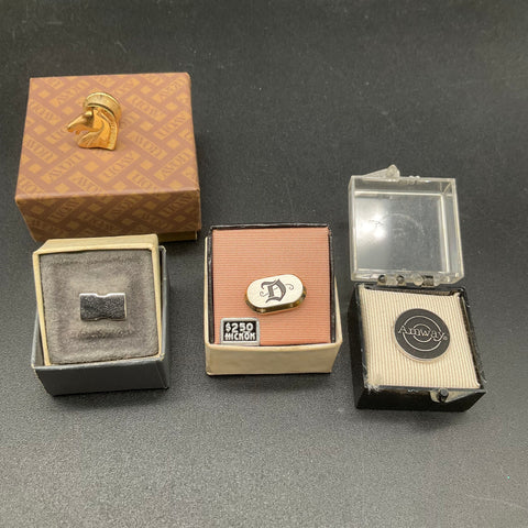 Vintage Men's Costume Jewelry Lot Sarah Coventry Anson Avon Cufflinks Tie Bars