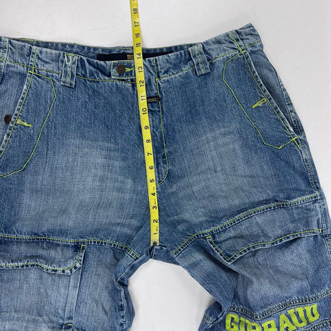 Vintage Y2K Marithe Francois Girbaud Men's Baggy Shuttle Tape Jeans Blue Sz 40M