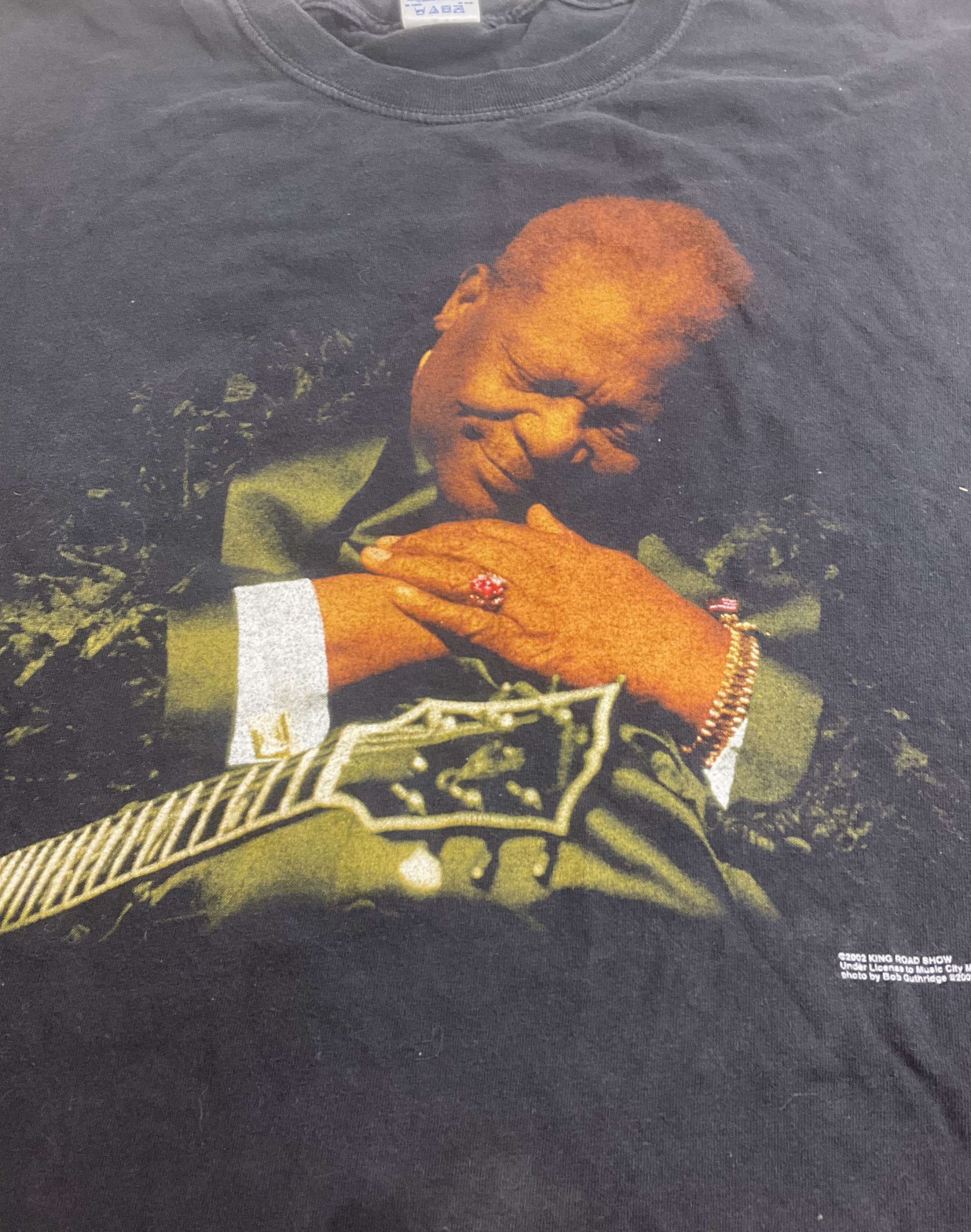 Vintage Y2K BB King 2003 Tour T Shirt Blues Legend Graphic Tee Gildan XL
