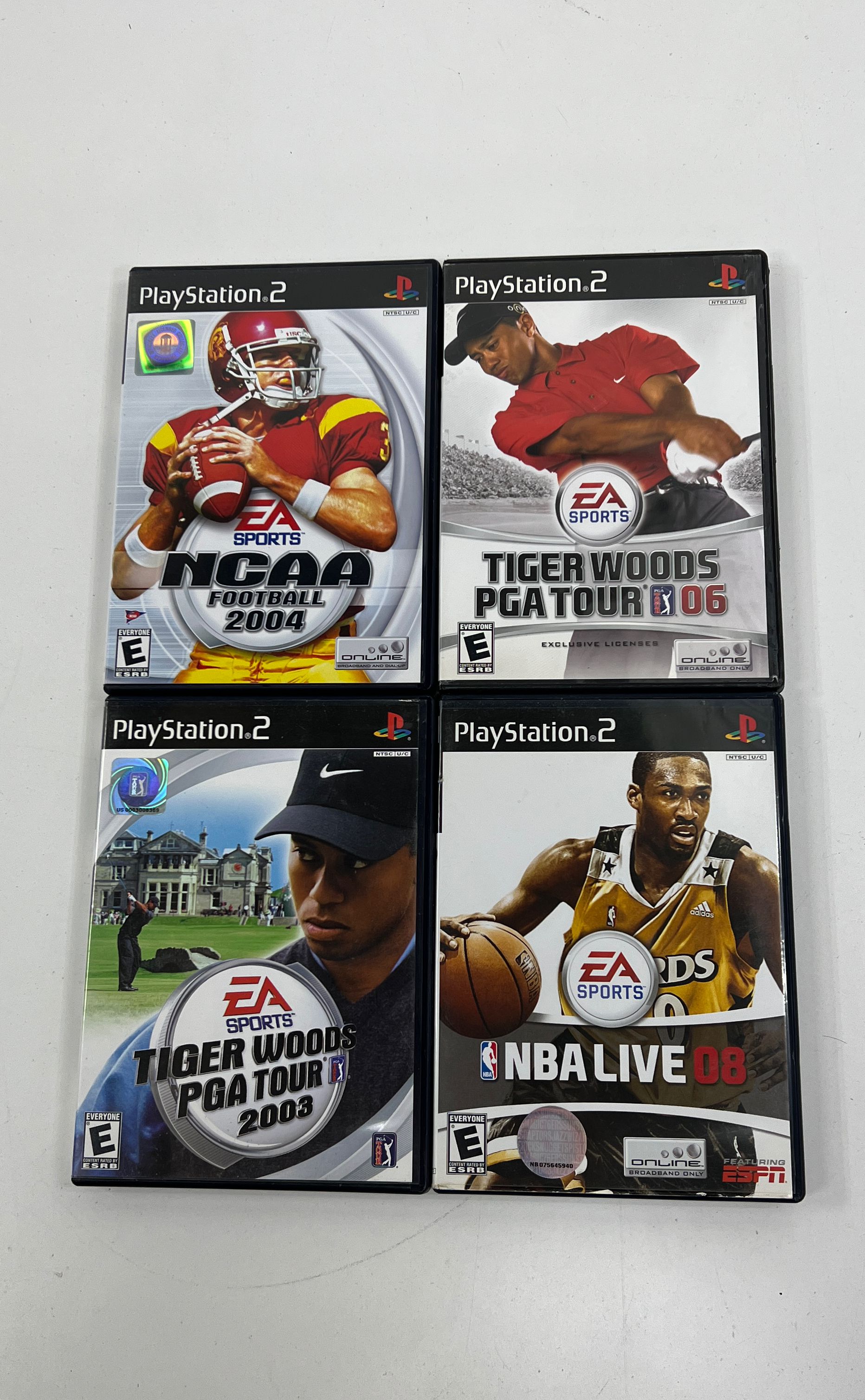 Sony Playstation 2 PS2 Mixed Games Lot in Cases UNTESTED Desert Storm GTA NCAA