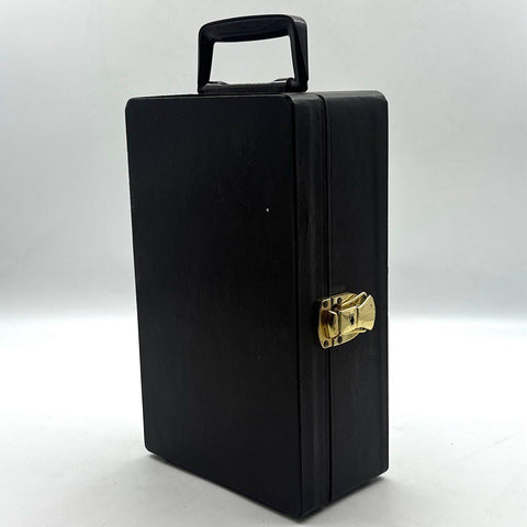 Ever-Wear Trav-L-Bar Vintage Portable Mobile Bar Kit Suitcase Mid Century Cards