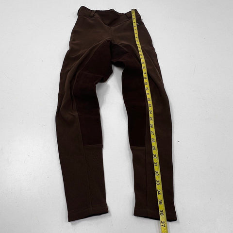 Lot of 2 Kerrits Women's Microcord Knee Patch Riding Breeches Tan Brown Sz M