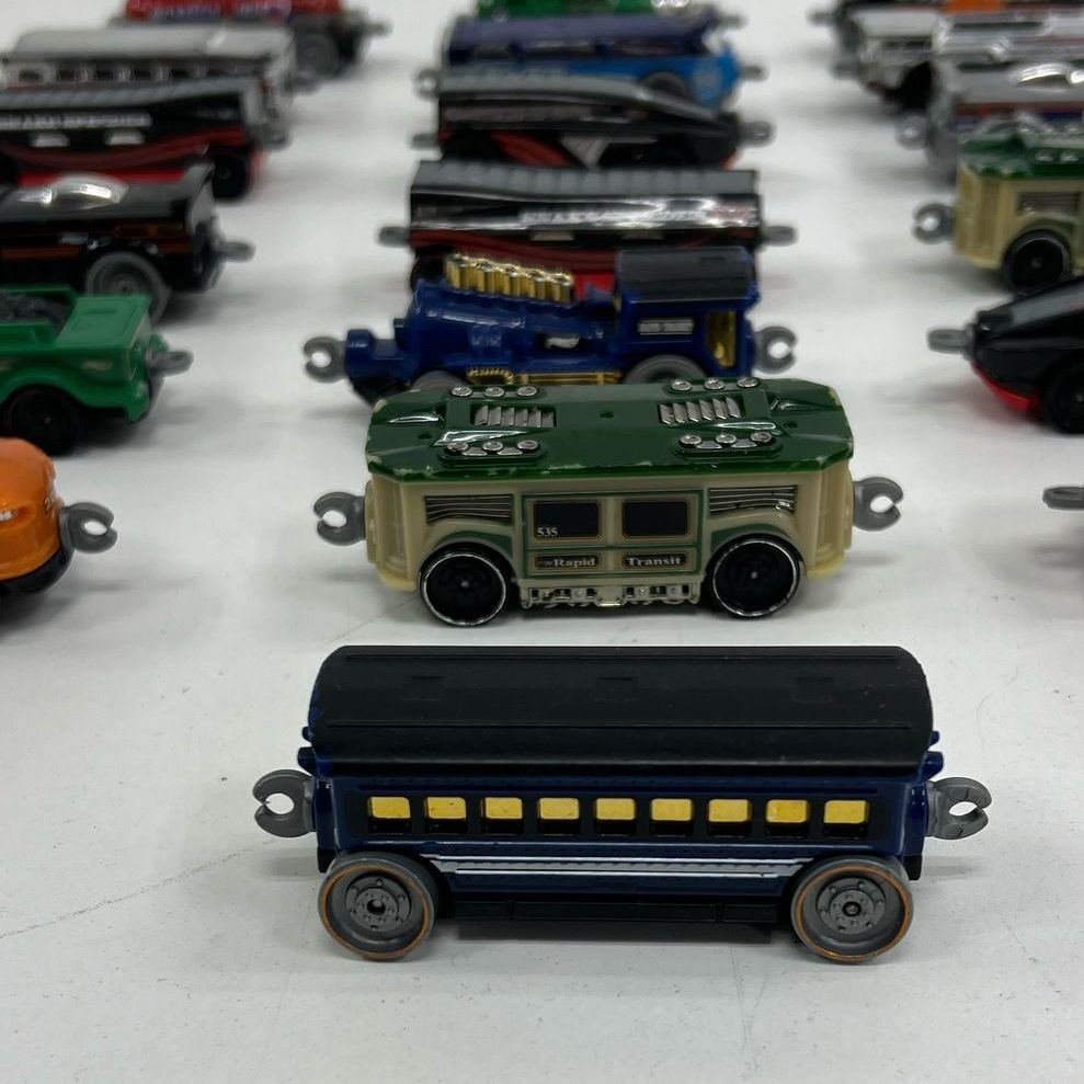 Collectible Mattel Hot Wheels Train Cars Lot C2010 -11 Mixed Styles & Colors