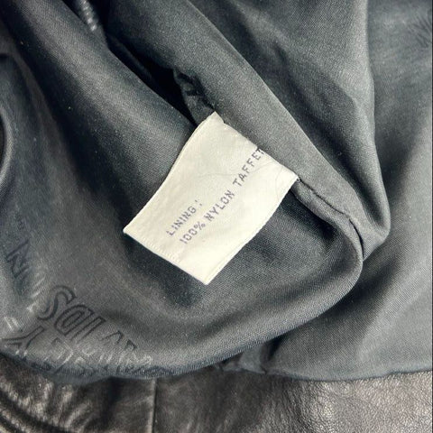 Vintage 90s Harley-Davidson Leather Biker Buckle Back Vest Sz S