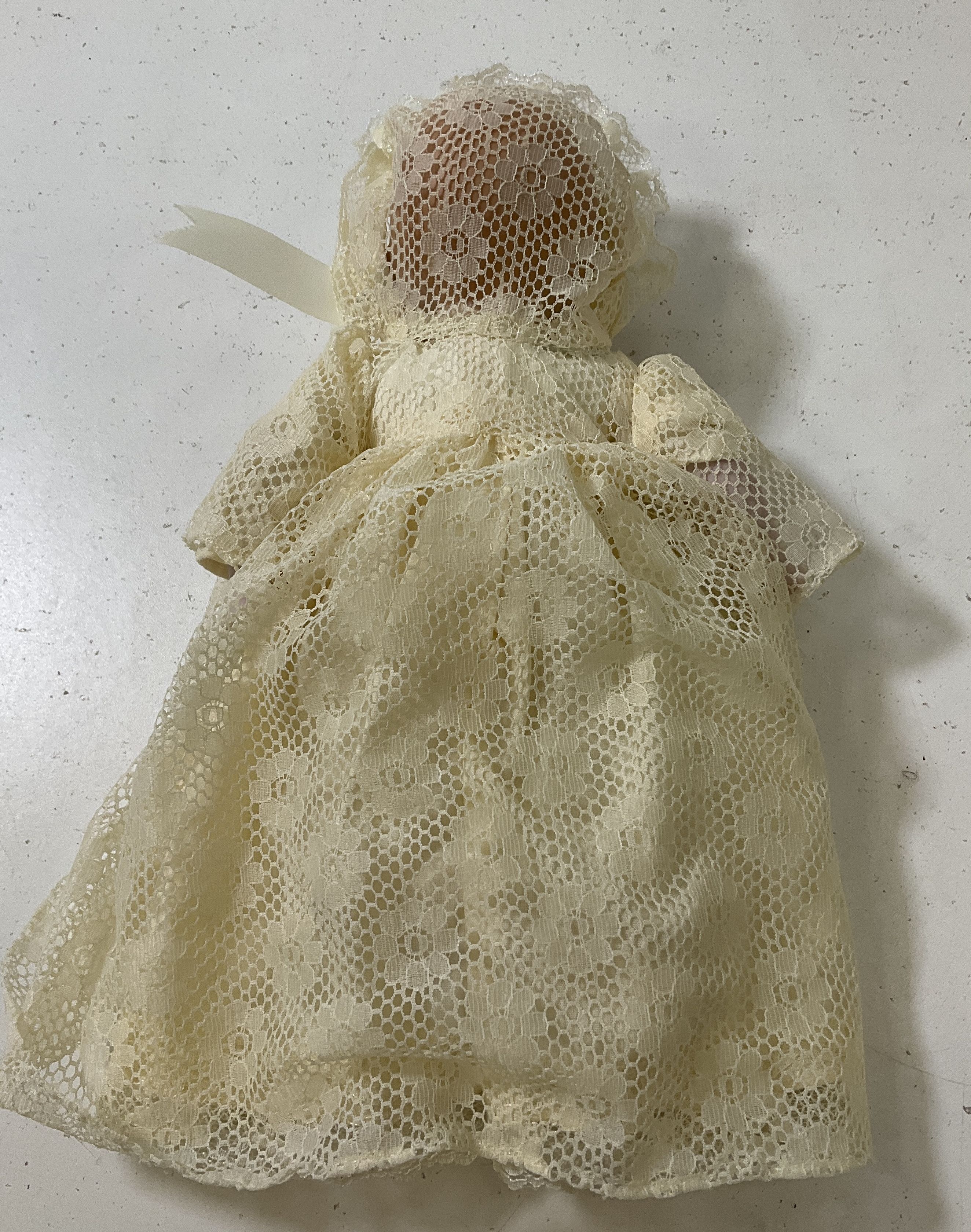 Two Vintage Bisque Dolls Bye Lo Style Prince Henry Christening Dress Outfits