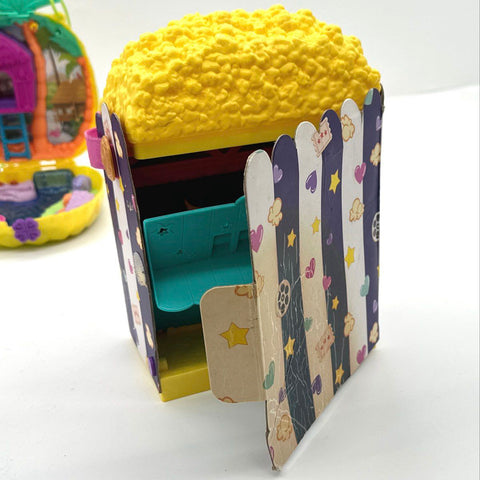 Polly Pocket Lot 7 Compacts Pineapple Panda Theater Candy Tropical Mixed Set