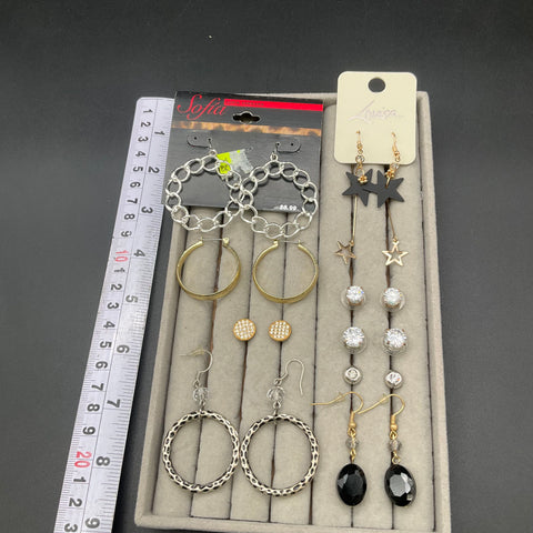 Kate Spade Sofia Vergara Lovisa Earrings Jewelry Lot 9 Pairs Hoops Studs Drops