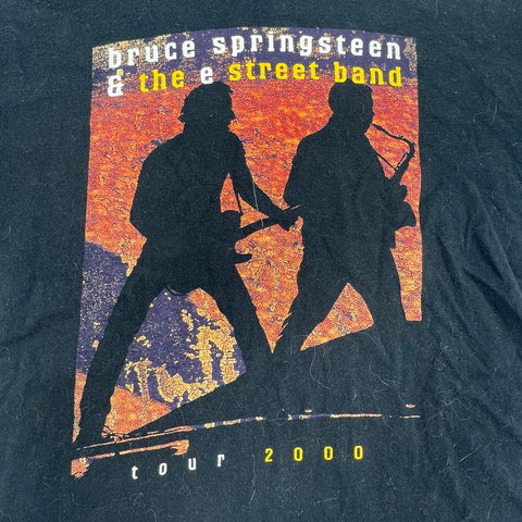 Vintage 2000 Bruce Springsteen E Street Band Tour T-Shirt Double Stitch USA XL