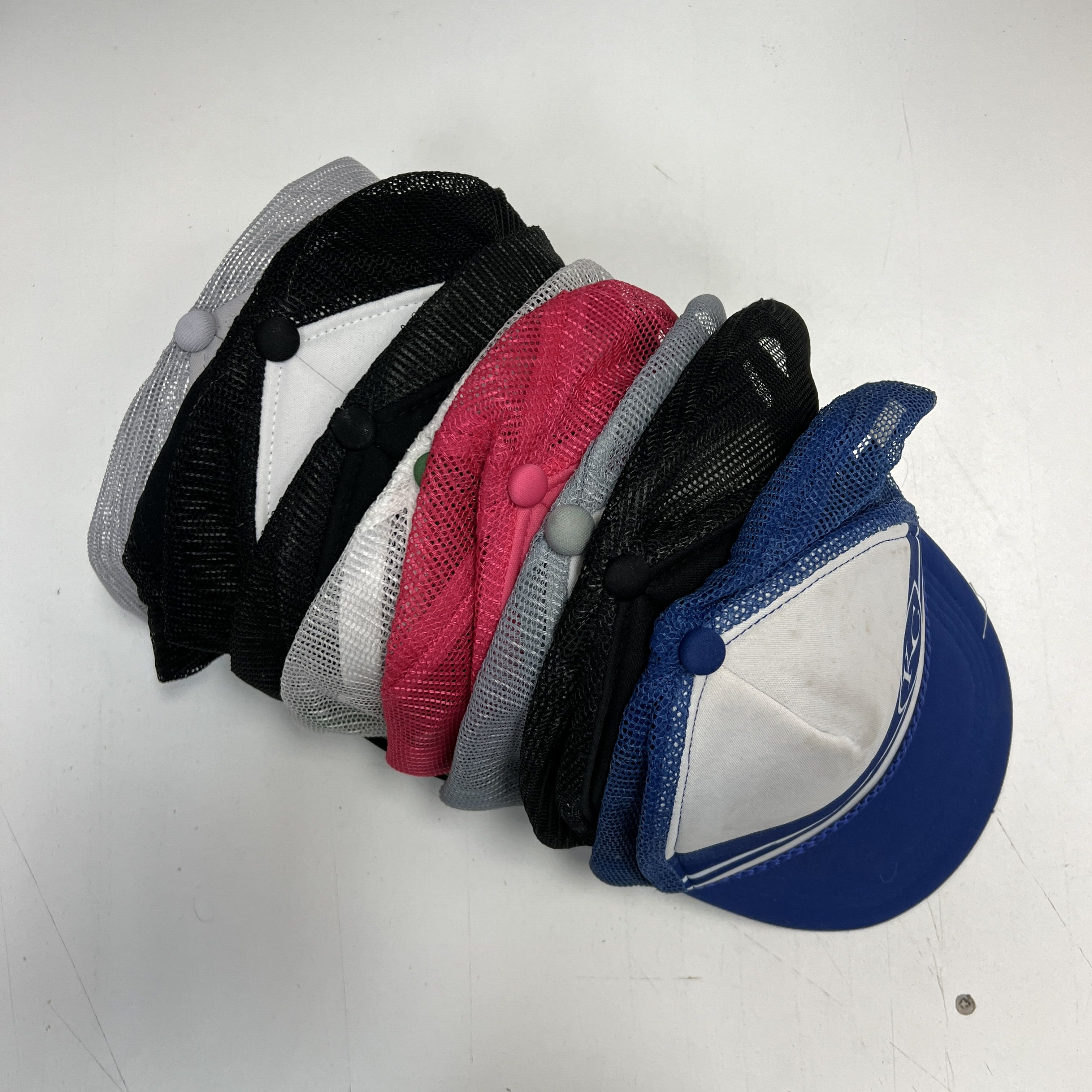 Unisex Assorted Styles & Colors Adjustable Trucker Hats Lot of 9