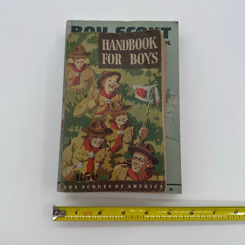 Vintage Boy Scouts of America Handbooks Lot 2 BSA Handbook for Boys Rockwell