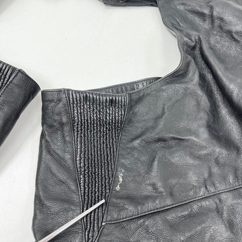 Harley-Davidson Deluxe Leather Biker Riding Chaps Side Zippers Sz 2XL
