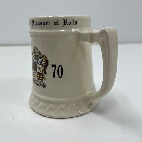1970 Univ of Missouri Rolla Phi Kappa Theta Fraternity Tankard Mug LGB Vintage