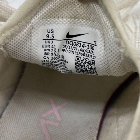 Nike Air Max 270 White Pink Grey Lifestyle Running Sneakers Size 9.5