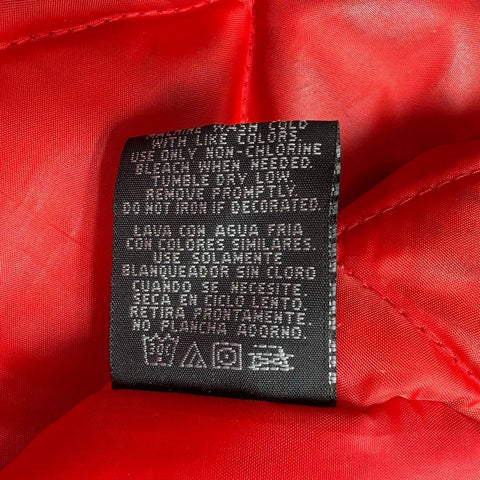 Vintage 90s Starter Men's Red Nebraska Huskers Puffer Bomber Jacket XL