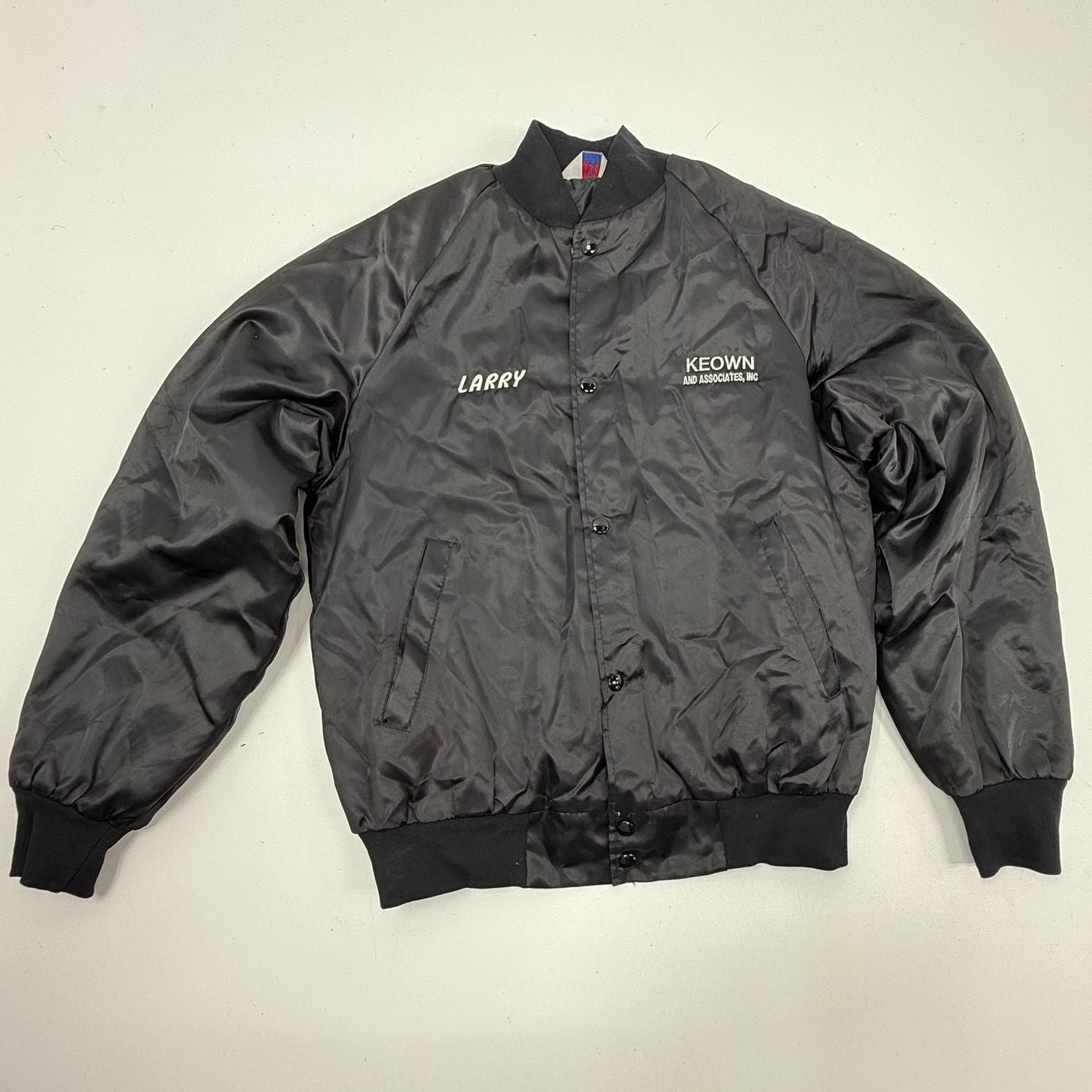 Vintage 80s WestArk Haz-Mat Response Team Bomber Jacket Made in USA Sz M
