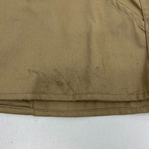 Vintage 80s Bob Allen Tan Shooting Hunting Field Jacket Leather Pad Mens 38