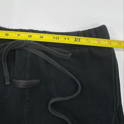Essentials Fear of God Men's Black Fleece Logo Sweatpants Size M
