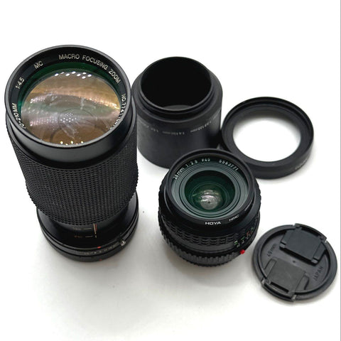Neewer NW-670 Flash Vivitar & Hoya FD Lenses Canon R6 II Strap Lot