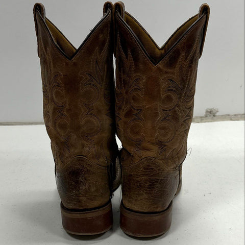 Laredo 7835 Brown Leather Square Toe Western Cowboy Boots Men's Size 7.5 D