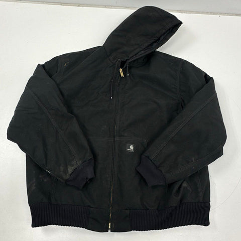 Carhartt J133 BLK Extremes Arctic Active Jacket Hooded Black Sz 2XL Tall
