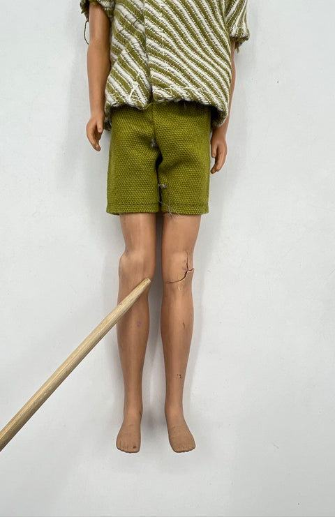 Vintage Ken Barbie Doll Mattel 1960 With Clothing