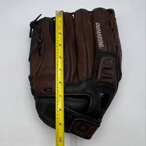 DeMarini Softball Glove 10 Inch Top Grade Leather Right Hand Throw Brown Black
