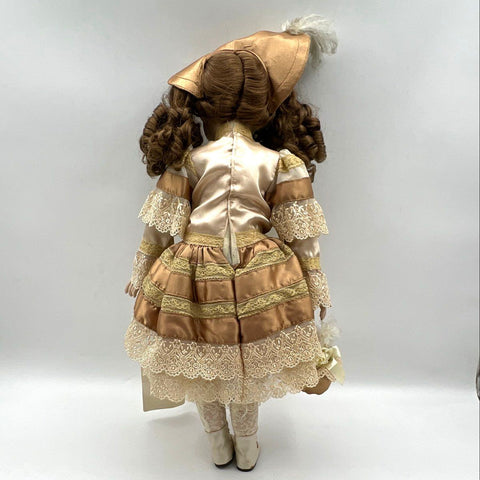 American Classics Porcelain Donna Marie Doll Cracker Barrel Exclusive 24" Tag