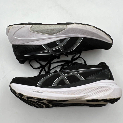 Asics Gel-Kayano 30 Black White Women's Running Shoes Size 8 Wide