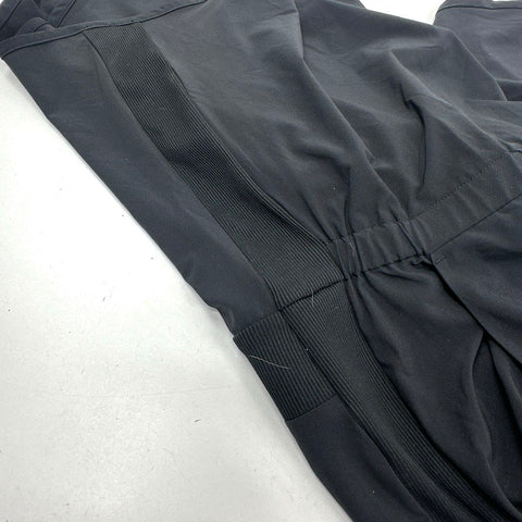 Athleta Women's Brooklyn Jumpsuit Black Featherweight Stretch Ankle NWT Sz 24