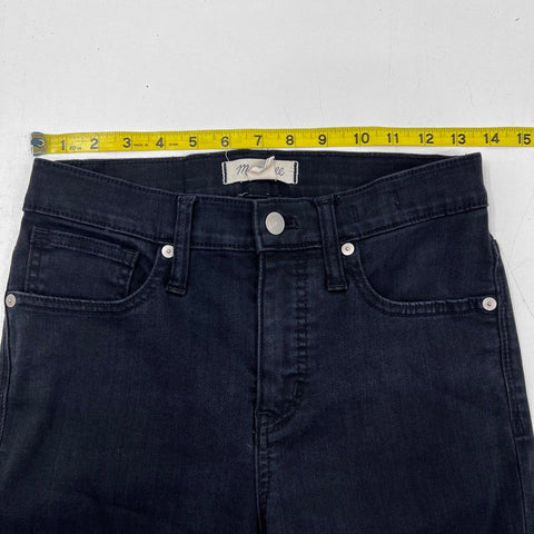 Madewell Women's Black 9" Mid-Rise Skinny Jeans Size 26