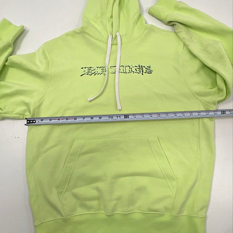 Nike Men's Neon Green Volt Be Quick Graphic Pullover Hoodie Sz M