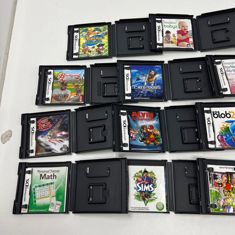 Nintendo DS Official Game Cases & Manuals 16pc Lot Pokemon Star Wars
