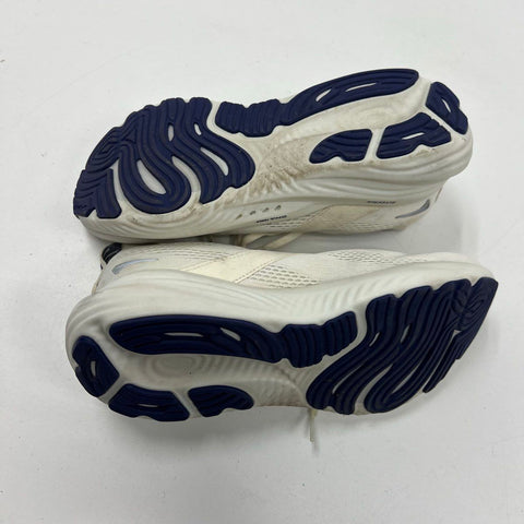 Brooks Glycerin 19 White Navy Blue Running Shoes Men's Size 9