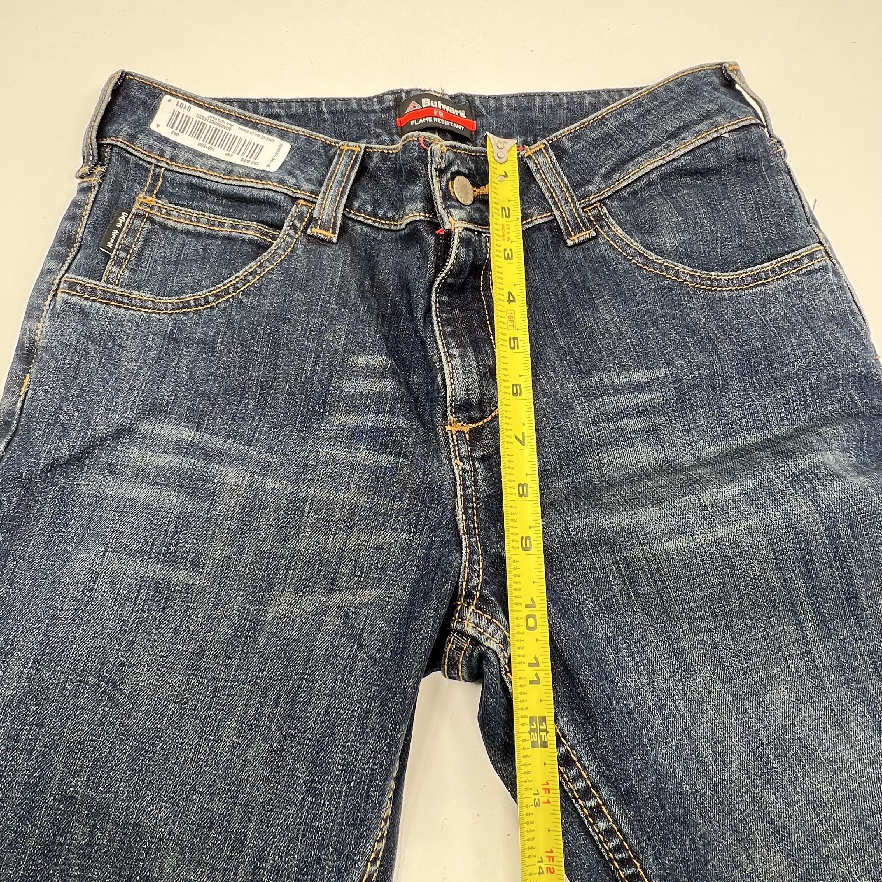 Bulwark PSJMSD3 FR Flame Resistant Boot Cut Work Jeans Women's Size 10x32