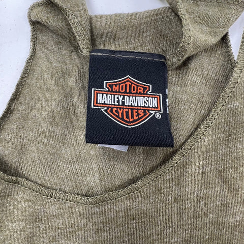 Harley-Davidson Aerosmith 2021 Graphic Tank Top Raw Hem Sz M