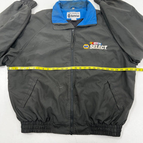 Vintage 90s NAPA NASCAR Select Embroidered Racing Jacket Windbreaker Sz XL