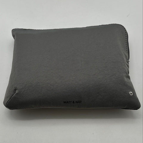 Matt & Nat Charcoal Grey Multi Functional Diaper Bag Backpack NWT