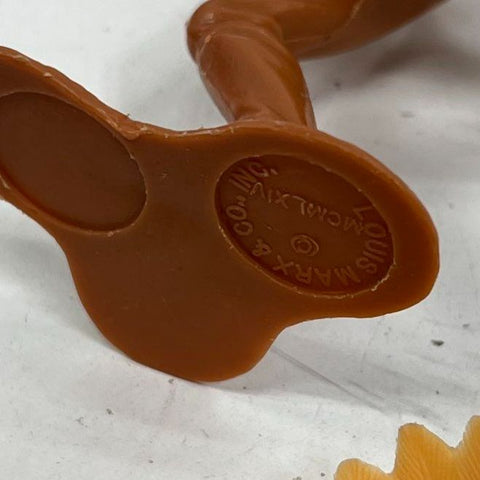 Vintage 60s-80s Marx Tim-Mee Toy Lot Cowboy Indian Figures Pony Boy Cap Gun