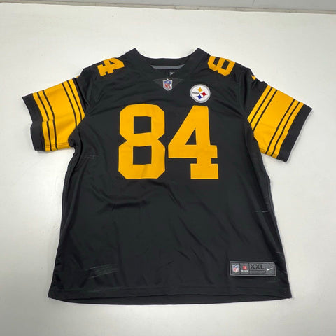 Nike Pittsburgh Steelers Antonio Brown #84 NFL On Field Football Jersey Sz XXL