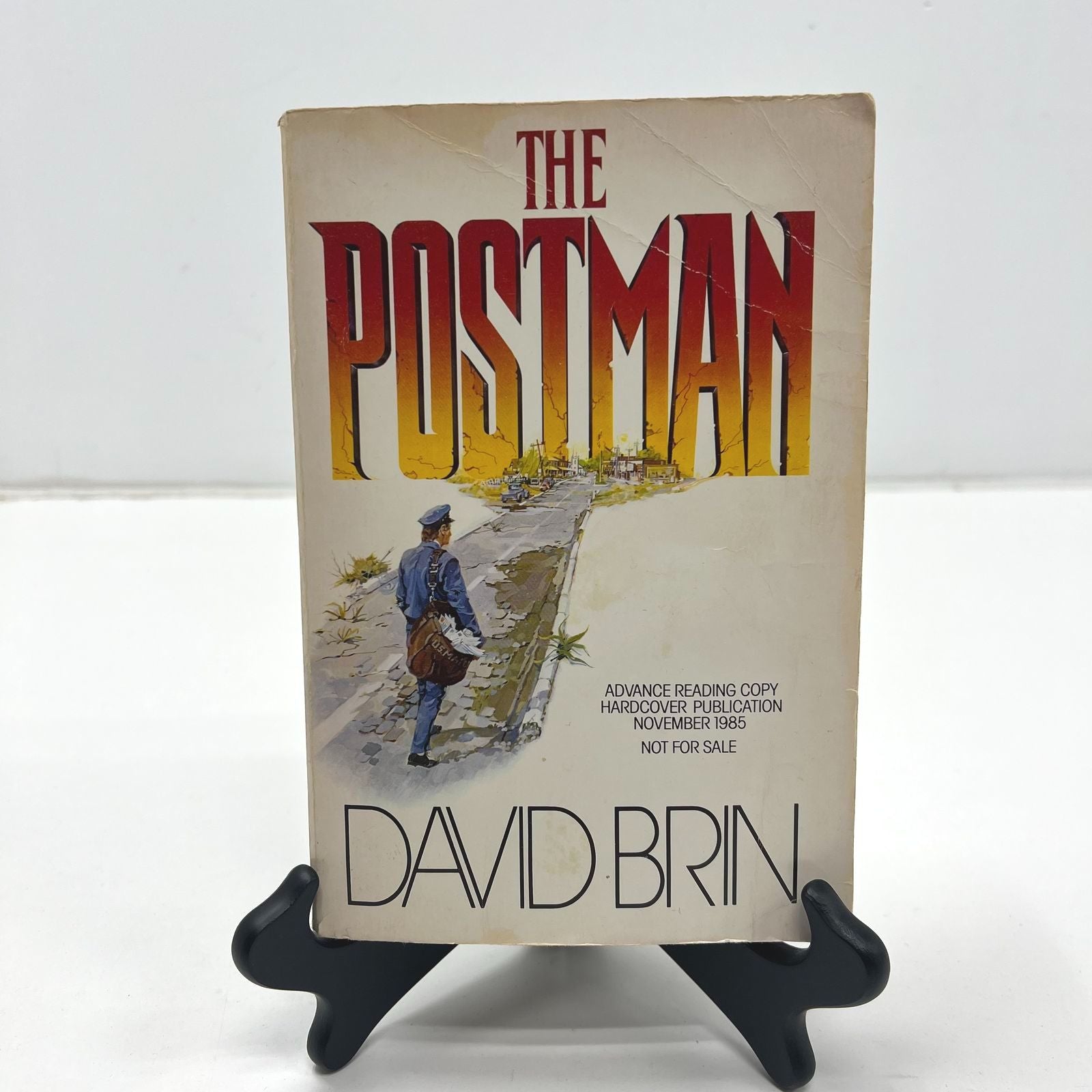 Advanced Copy The Postman David Brin 1985 Paperback