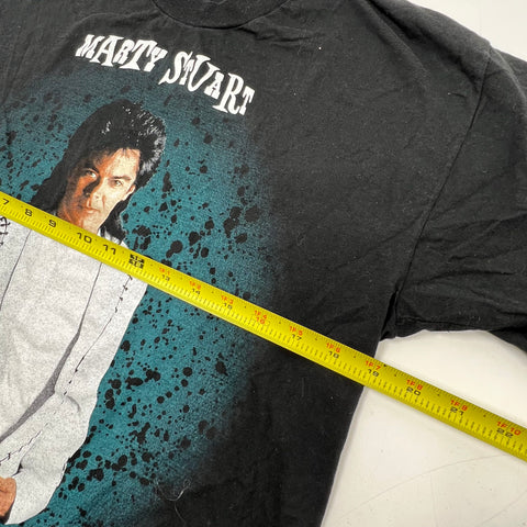 Vintage 1993 Marty Stuart Country T-Shirt Giant Made in USA Double Stitch Sz L