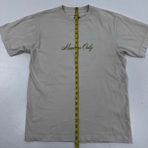 Drake Related Men's Big As The What Tour T-Shirt Tan Members Only Owl Sz S
